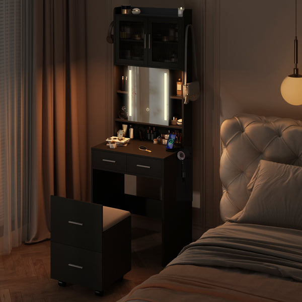 Compact Nordic Vanity Desk