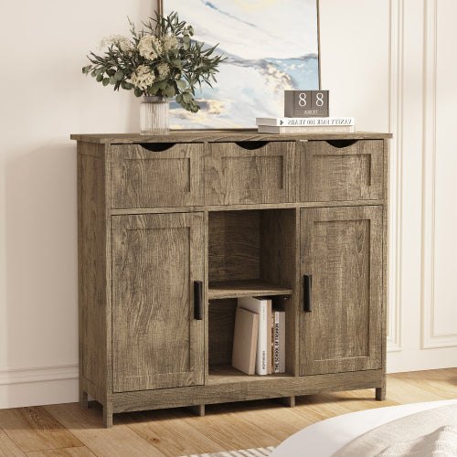 Gabinetes de Almacenamiento,Gabinete de Piso de Madera,con Cajones y Estantes Gabinetes de Almacenamiento,Gabinete de Énfasis para Sala de Estar,Dormitorio,Muebles de Baño Decoración del Hogar