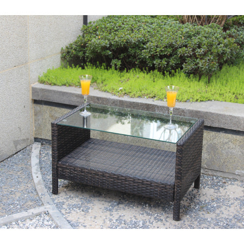 Brown Iron Coffee Table