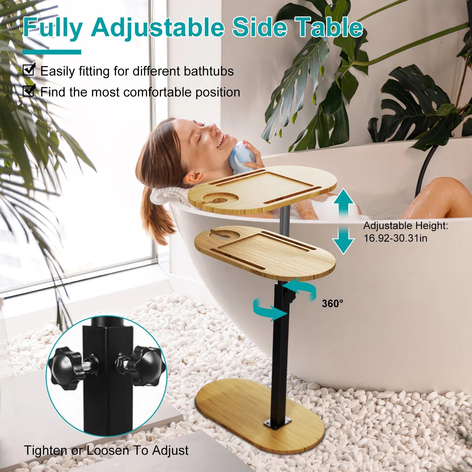 Bamboo Spa Bath Tray