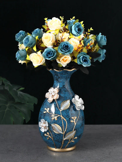 3D Ceramic Vase for Dried Flowers Display - B - Vase