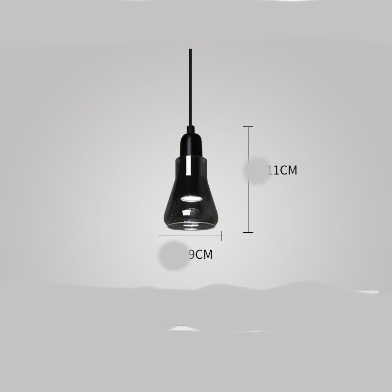 Glass Single Head Chandelier