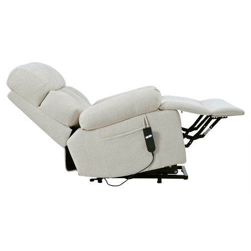 Light Gray Power Recliner