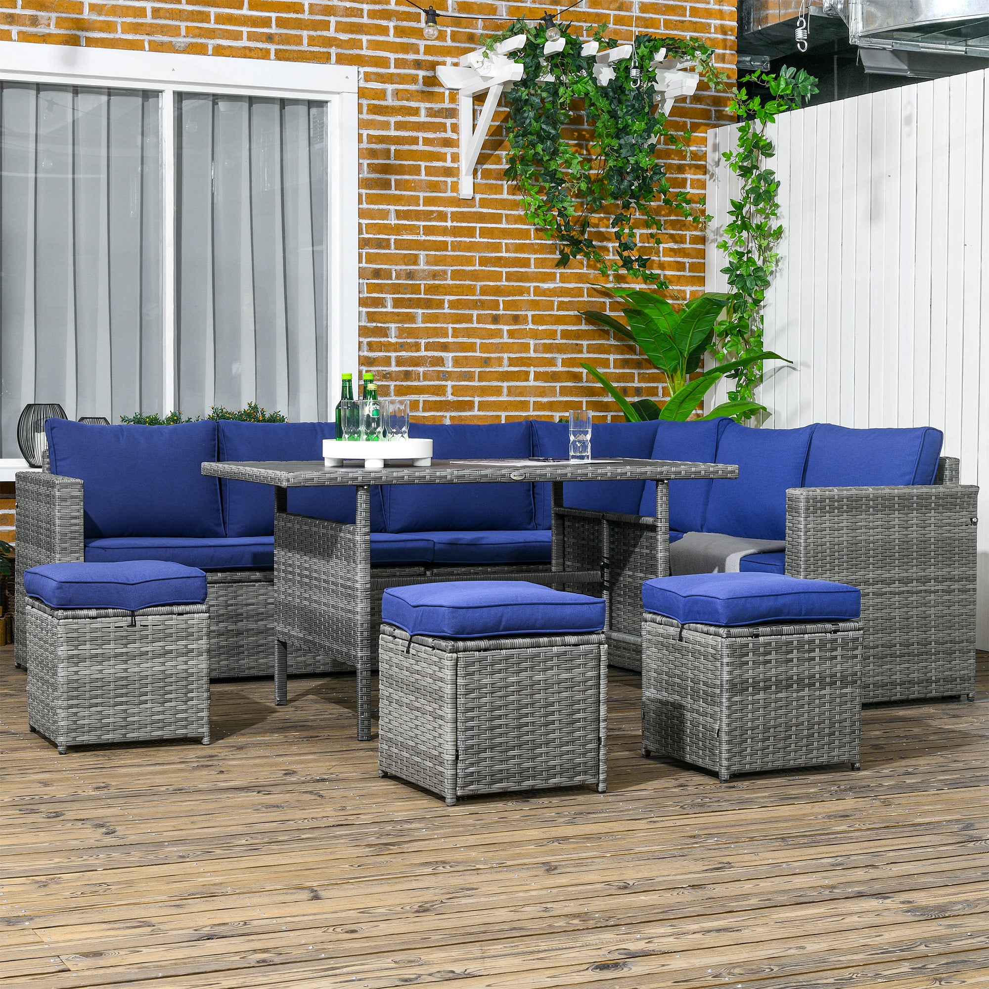 Gartengarnitur für die Terrasse