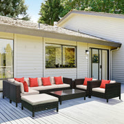Rattan Conversation Patio Set