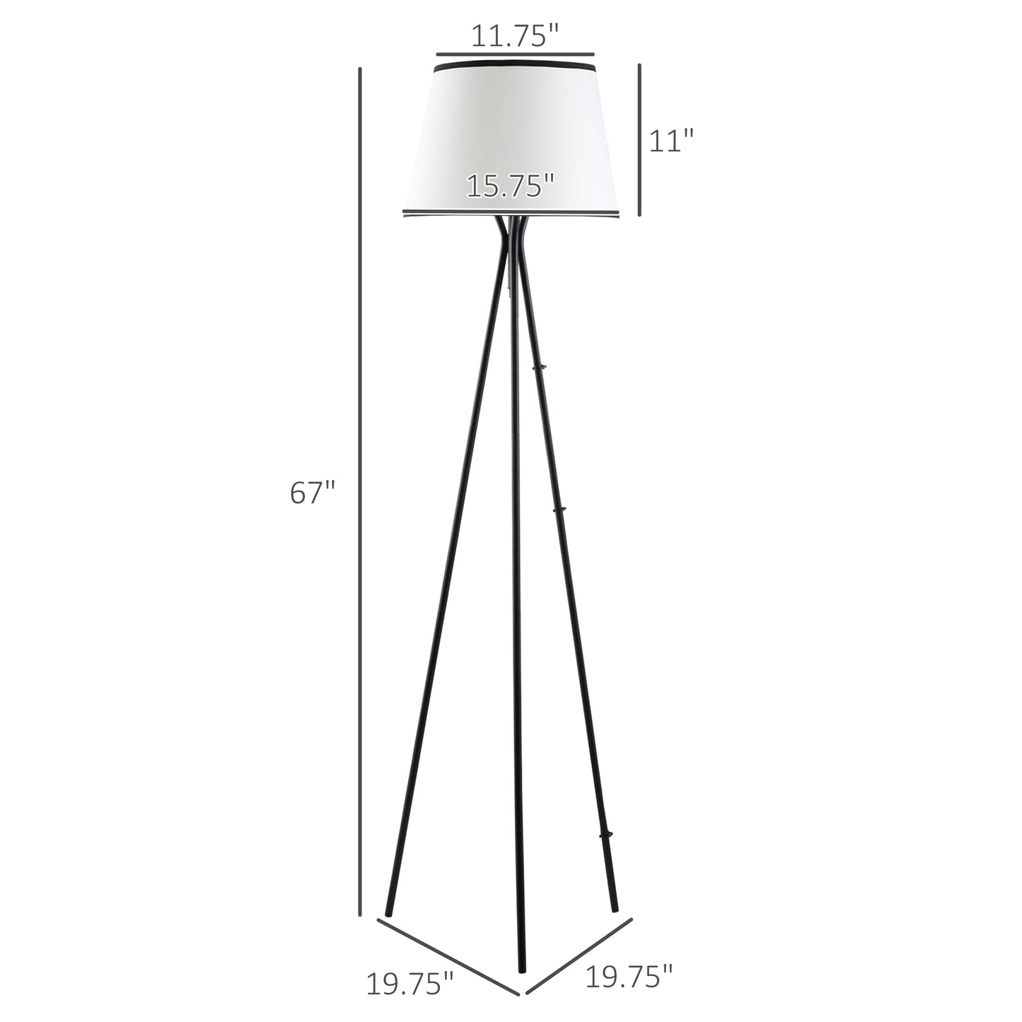 Modern Tripod Floor Lamp
