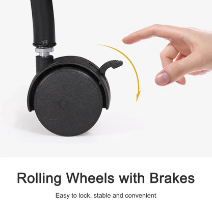 4-Wheel Plant Stand with 6 Pots