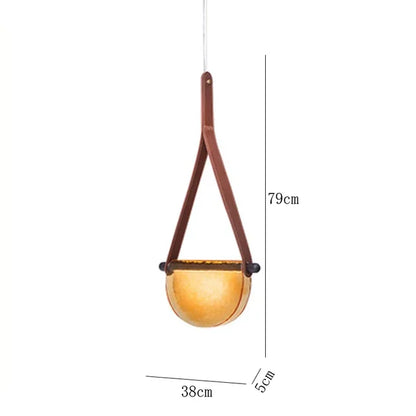 DecorBites™ Handmade Glass Pendant Lamp for Room, Bedside, Model Room, Restaurant