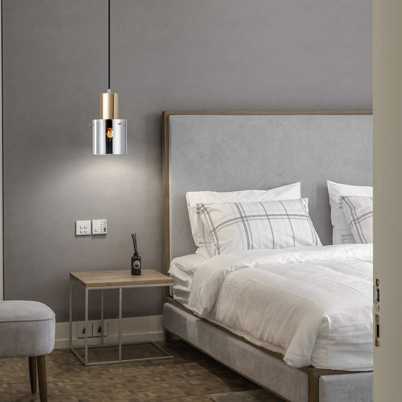 Smoky Glass Chandelier Lamp