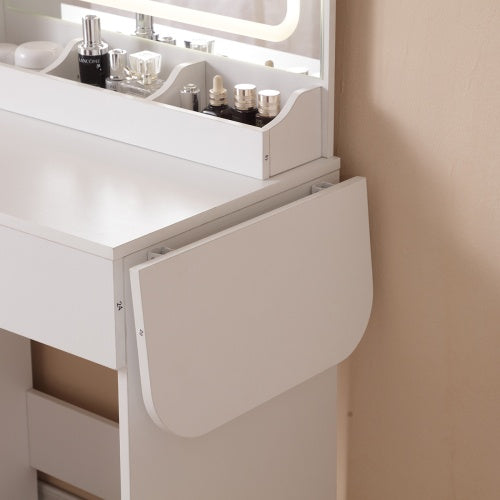 White Modern Vanity Desk