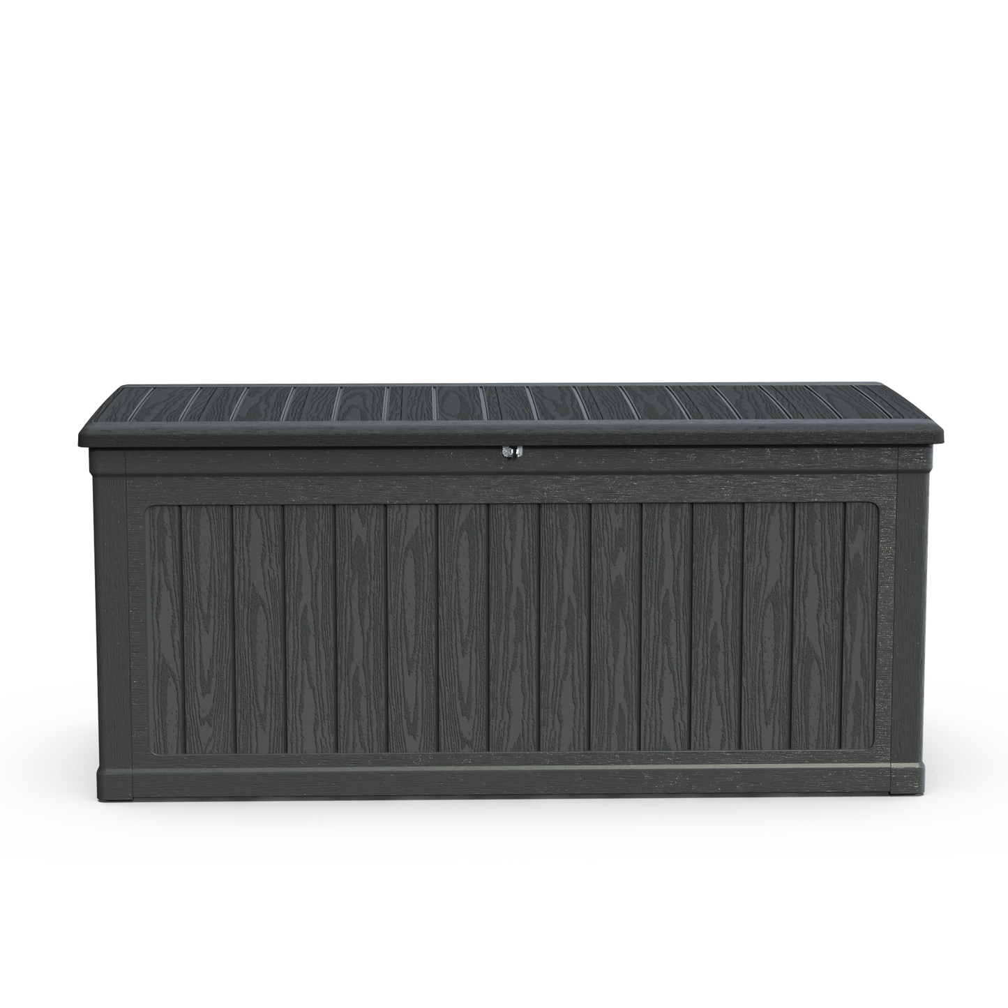260 Gallon Large Outdoor Storage XXL Deck Box For Patio Furniture, Outdoor Cushions, Garden Tools And Sports Pools Equipment, Waterproof Resin, Lockable, Black