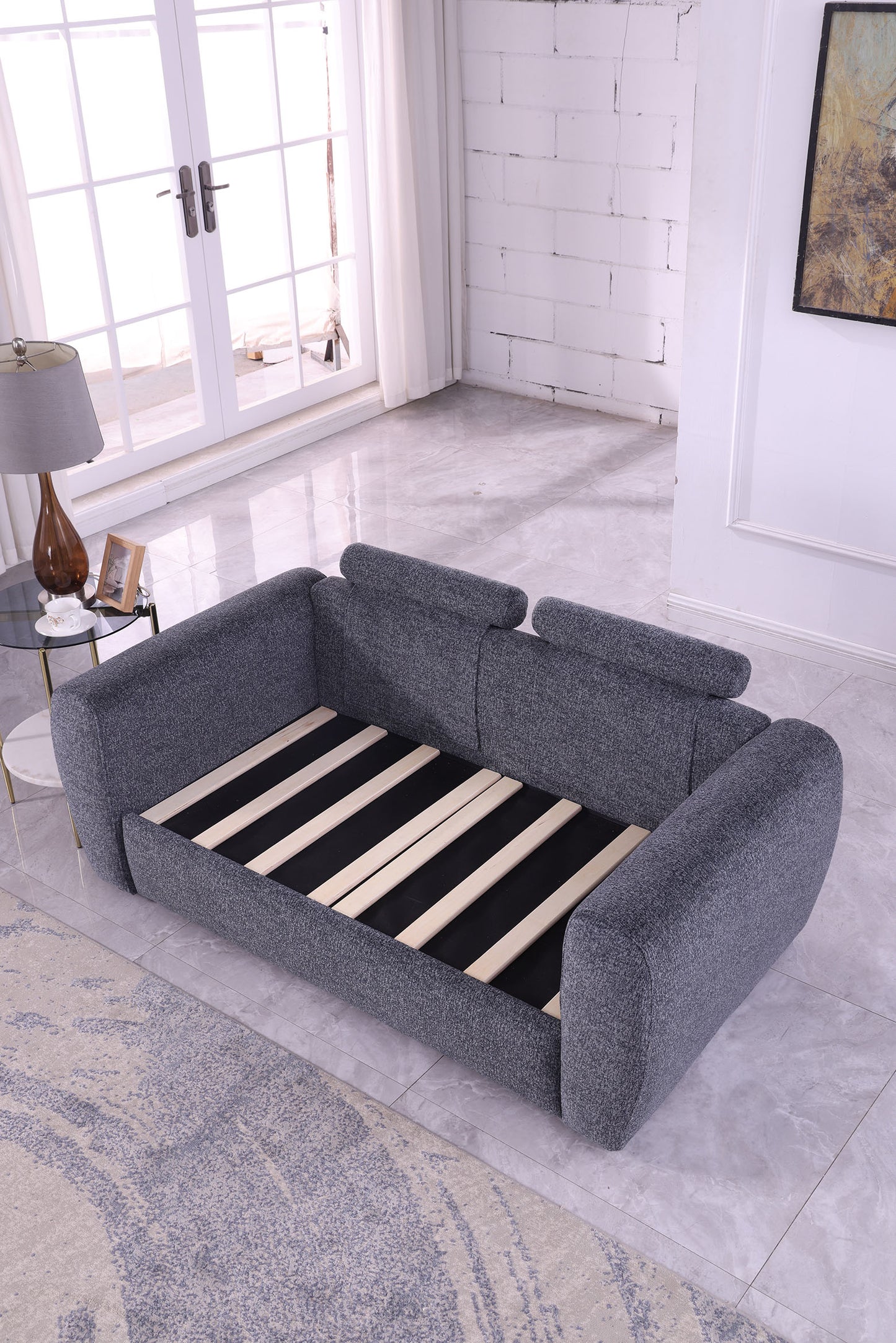 Modern Minimalist Comfortable Compressed GREY Sofa