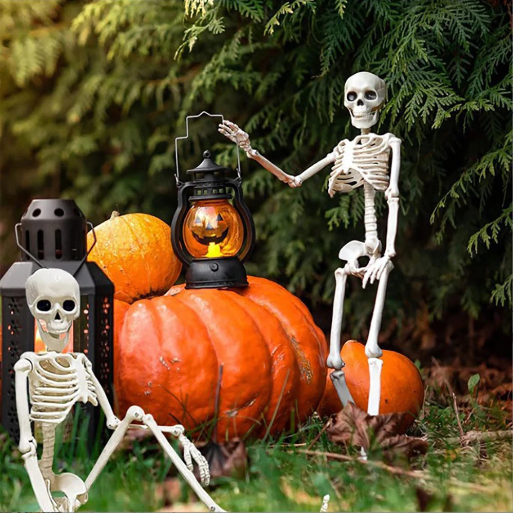 40cm Posable Halloween Skeleton Decoration