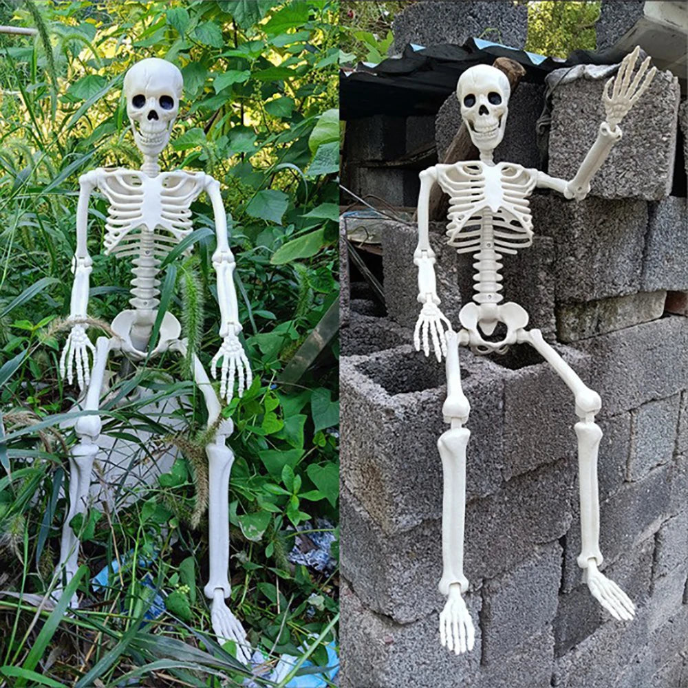 40cm Posable Halloween Skeleton Decoration