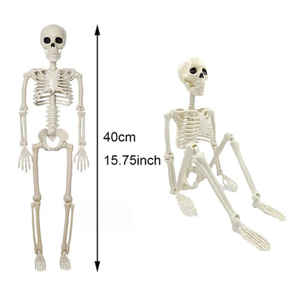 40cm Posable Halloween Skeleton Decoration