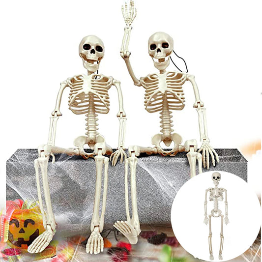 40cm Posable Halloween Skeleton Decoration