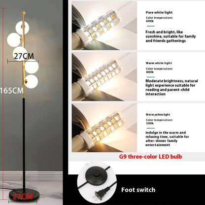 Simple Living Room Table Lamp Nordic Bedroom Study Room Decoration Floor Lamp