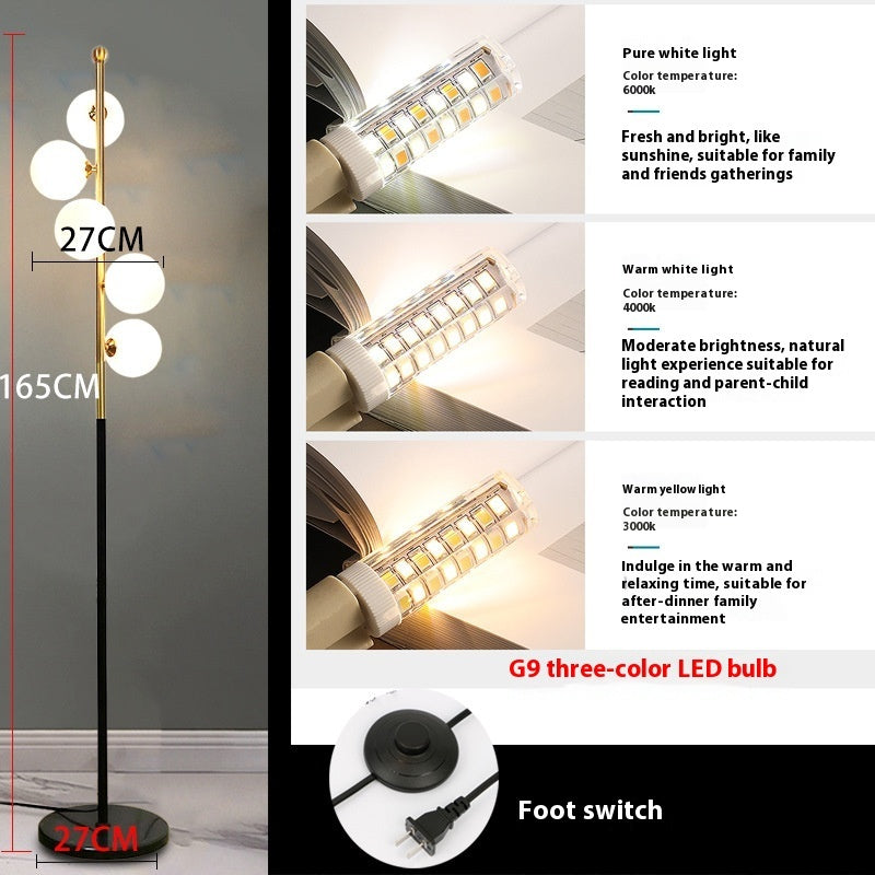 Black Ribbon Floor Lamp