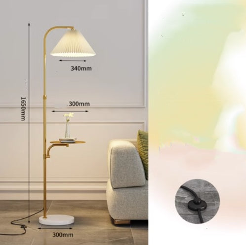 Wood Floor Sofa Lamp