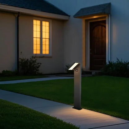 Solar Pathway Lights Outdoor With Motion Sensor IP65 Waterproof Path Lights For Driveway Adjustable Head 32128