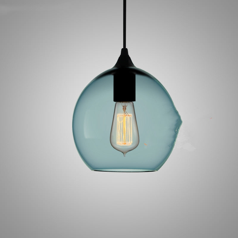 Glass Minimalist Bar Chandelier
