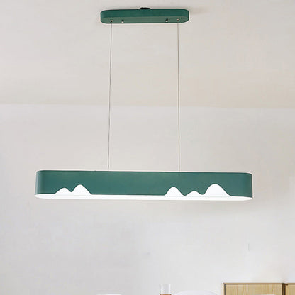 Lámpara de techo lineal LED moderna - Blanco/Negro/Verde - Diseño rectangular - Luz blanca/cálida - 90 cm/119 cm de ancho