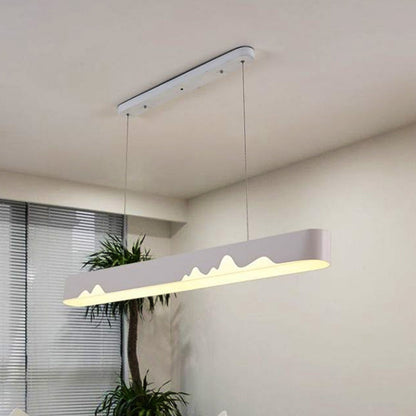 Lámpara de techo lineal LED moderna - Blanco/Negro/Verde - Diseño rectangular - Luz blanca/cálida - 90 cm/119 cm de ancho