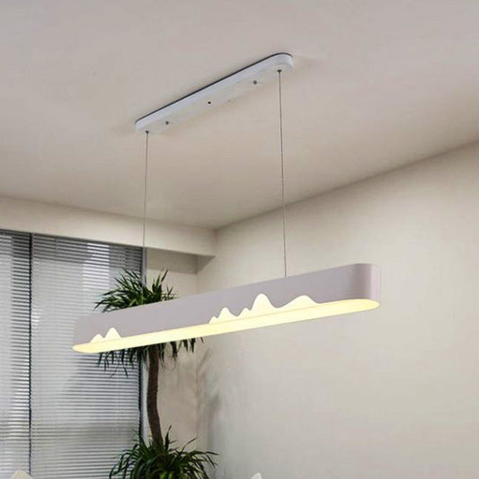 Lámpara de techo lineal LED moderna - Blanco/Negro/Verde - Diseño rectangular - Luz blanca/cálida - 90 cm/119 cm de ancho