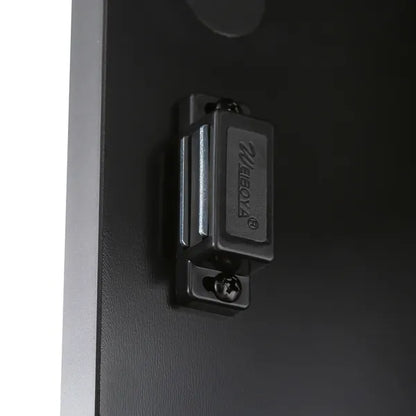 FRALIMK Medicine Cabinet, Hanging Cabinet With 3 Tiers, Single Louvered Door, Slim Wall Cabinet For Home Bathroom Bedroom, White