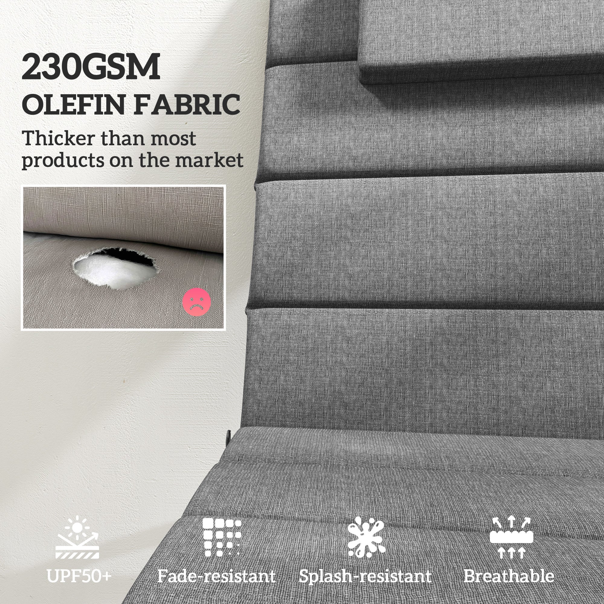 Olefin Lounge Cushions Set