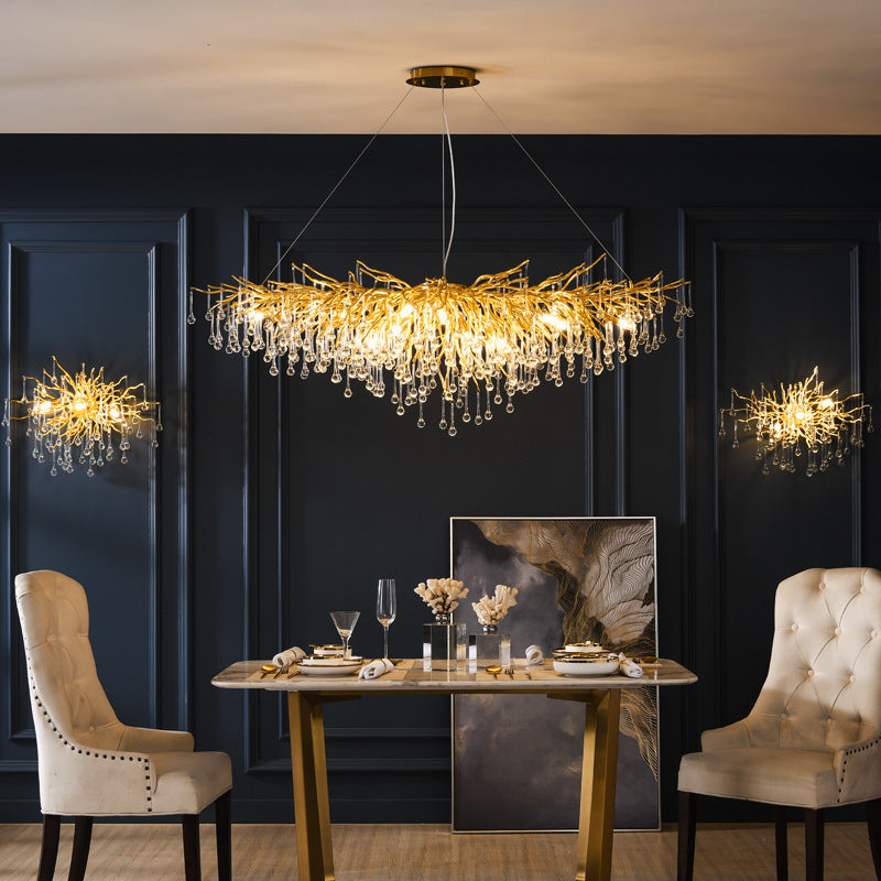 Crystal Water Drop Chandelier