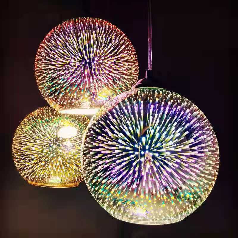 Colorful Glass Ball Chandelier