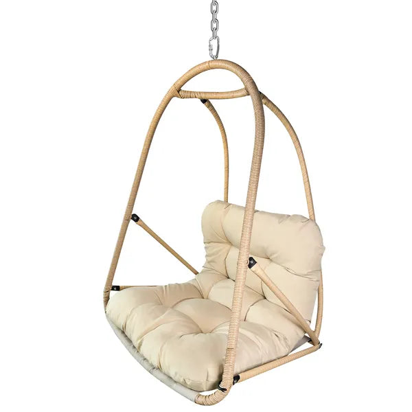 Foldable Egg Swing Chair With 300lb Capacity