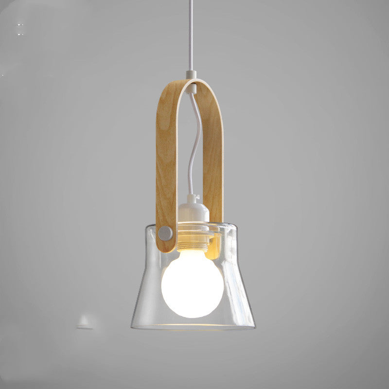 Glass Ring Bar Chandelier