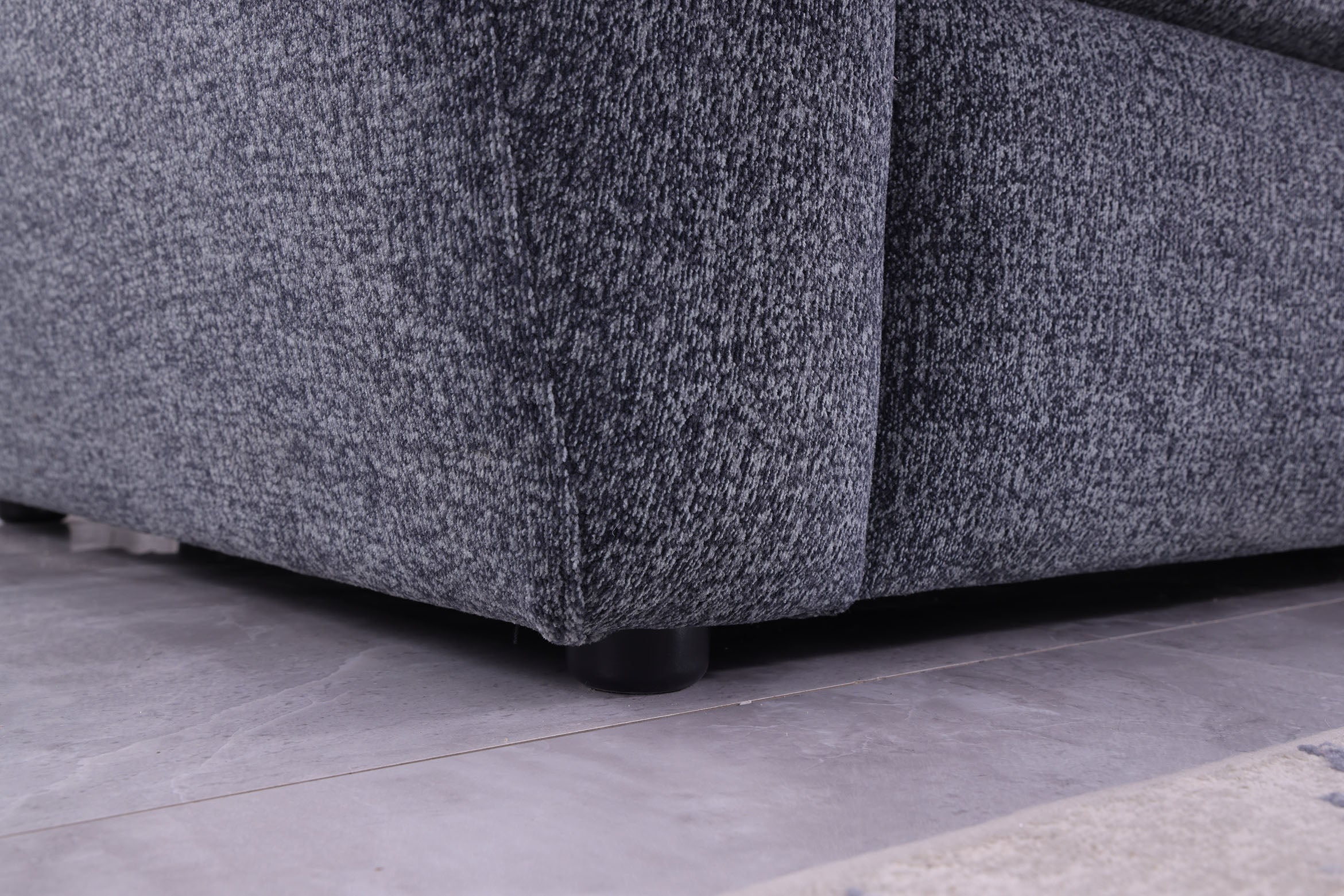 Gray Chenille Sofa