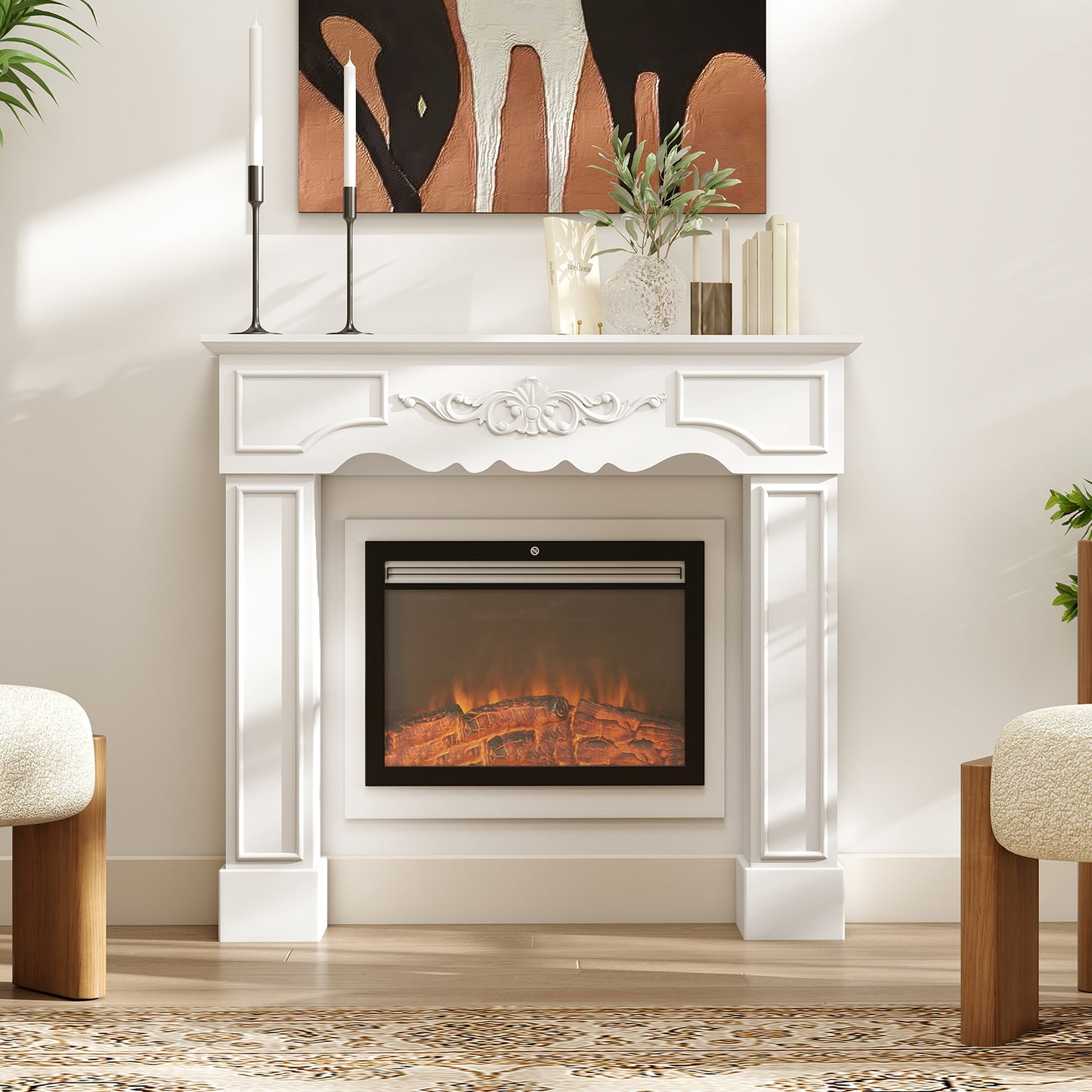 Baroque Fireplace Mantel