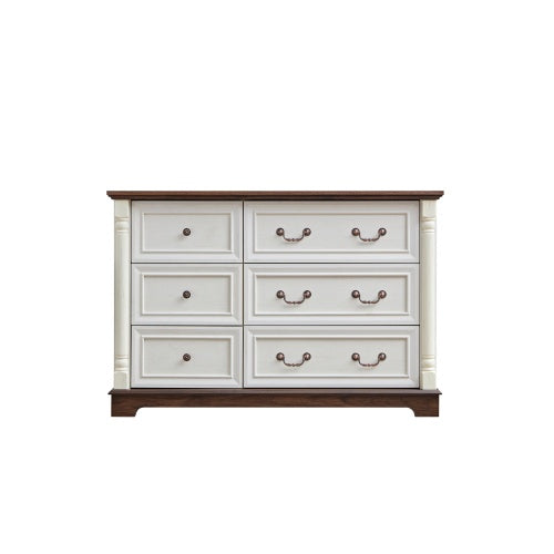 Walnut Rustic Drawer Dresser