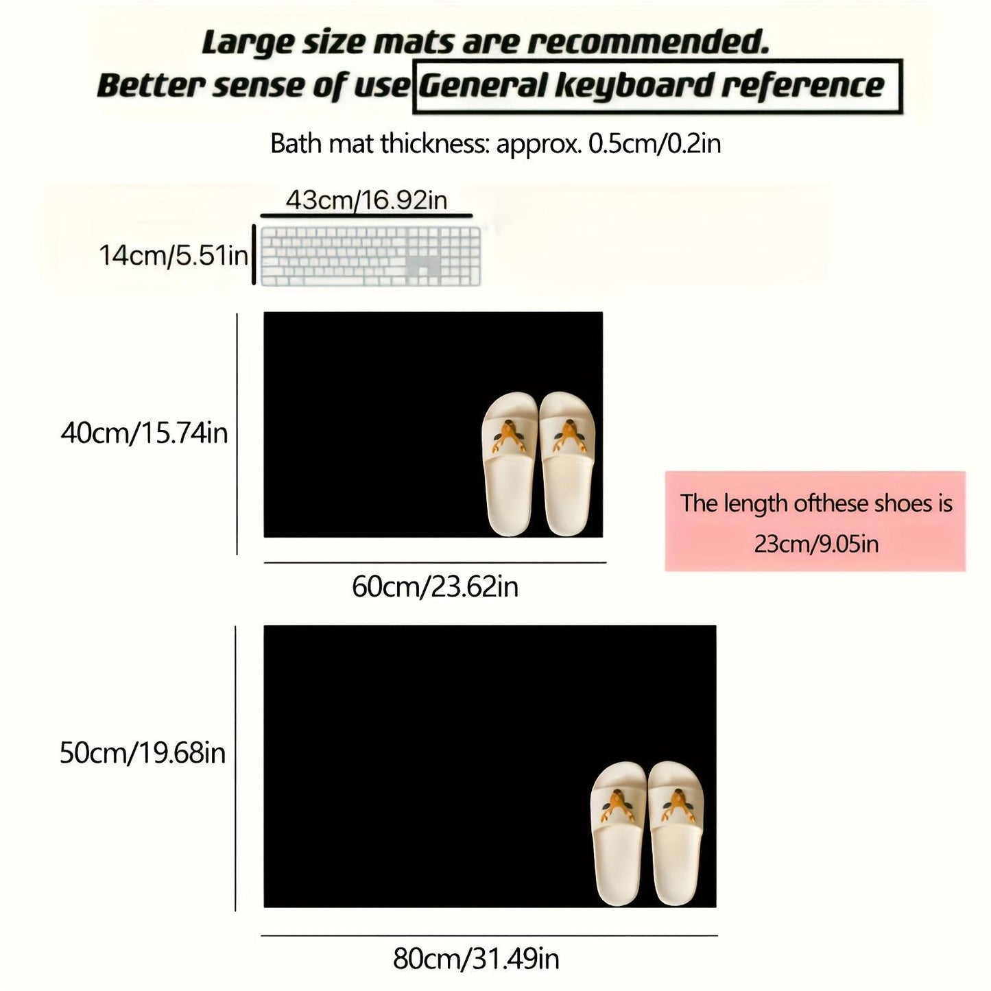 Combination Set Of Quick-drying, Non-slip Diatomaceous Earth Bathroom Mats, Suitable For Bathrooms And Showers, Super Absorbent And Soft Rugs, Suitable For Both Indoor And Outdoor Use.