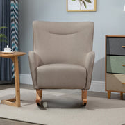 Sillón Mecedora Moderno Sofá Sillón Moderno Silla de Énfasis con Relleno Grueso