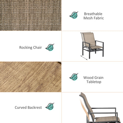 5 Piece Garden Patio Dining Set