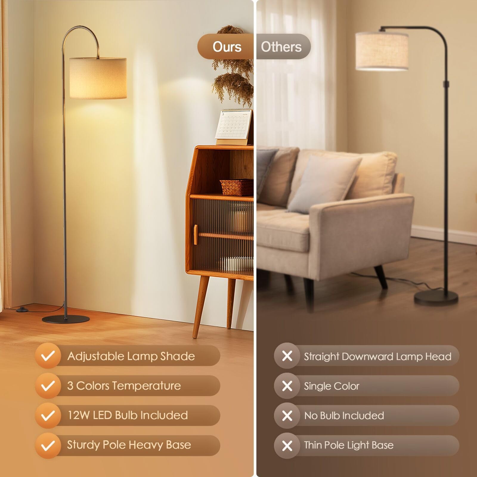 Cloth Floor Lamp Modern