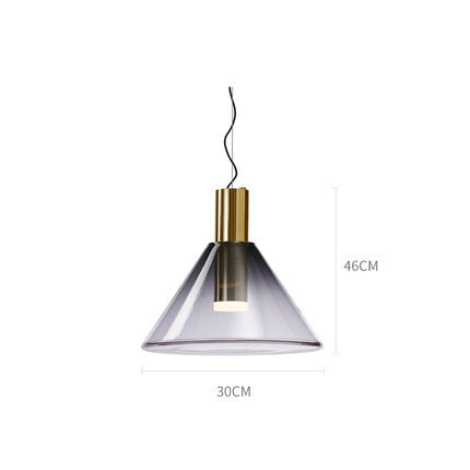 Geometric Stained Glass Chandelier