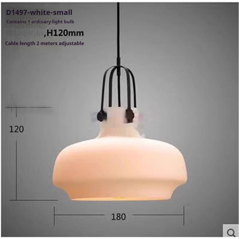 Amber Glass Bar Chandelier