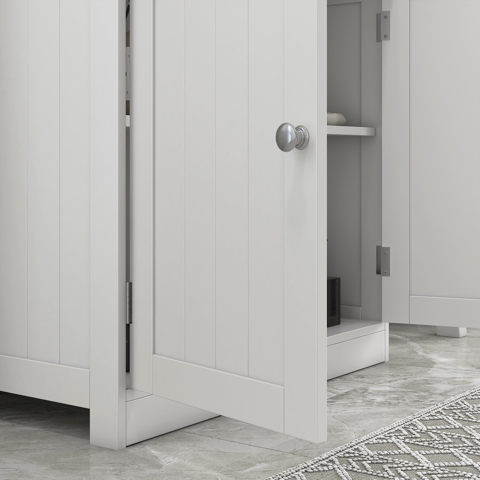 White Modern Sink Cabinet