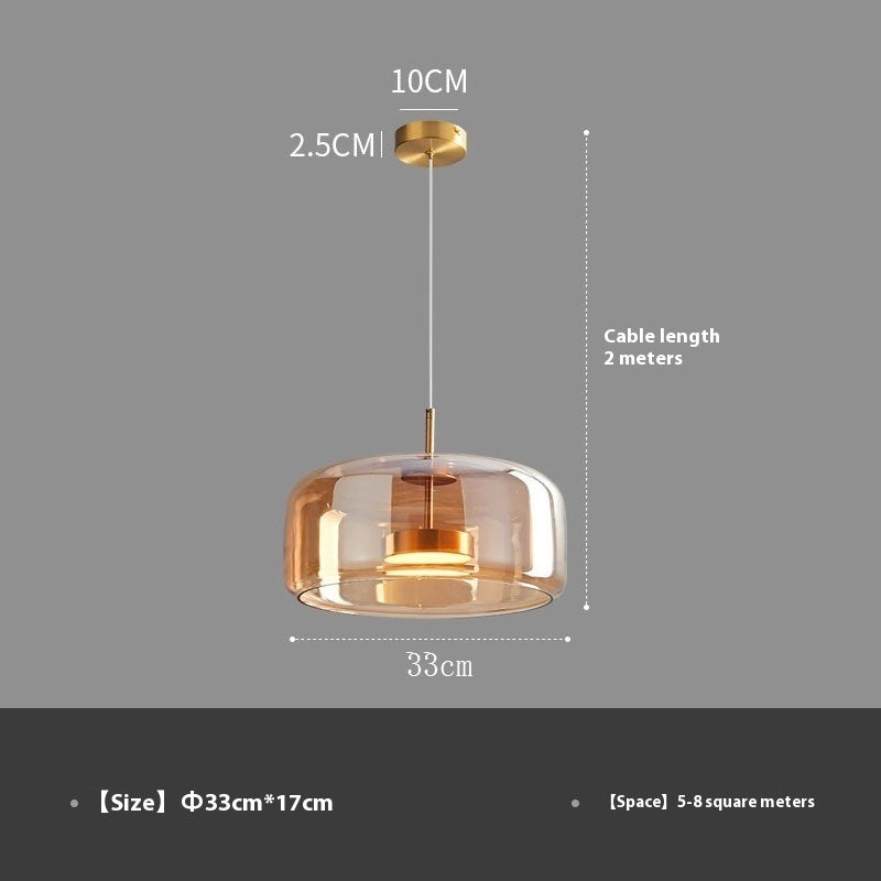 Nordic Glass Jellyfish Modern Minimalist Art Chandelier