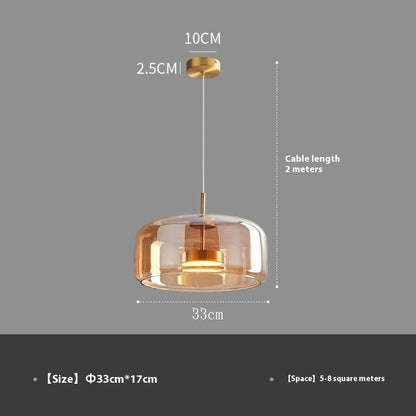 Nordic Glass Jellyfish Modern Minimalist Art Chandelier