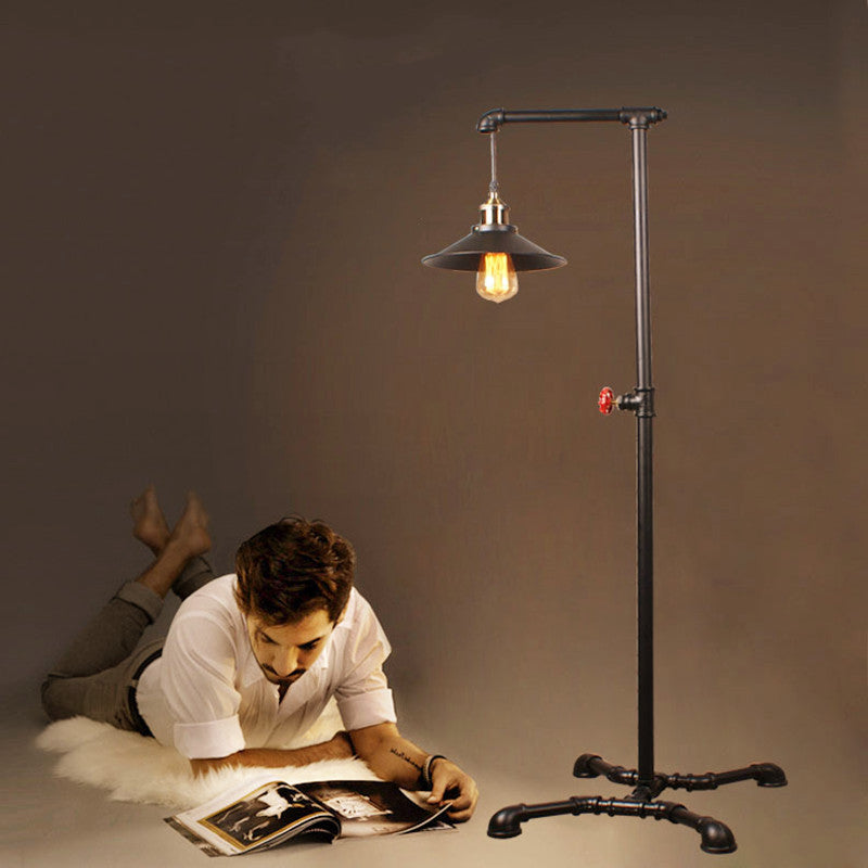 Black Vintage Floor Lamp