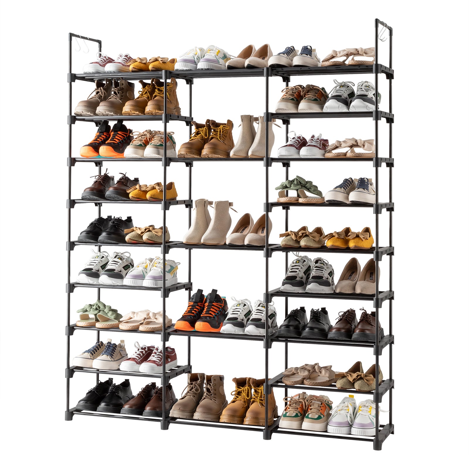 Wooden Entryway Shoe Rack