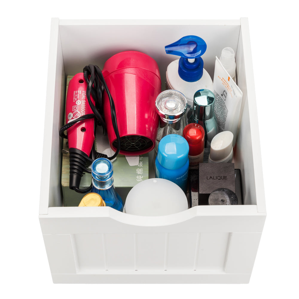 Four Drawer Single Door Bathroom Storage Cabinet