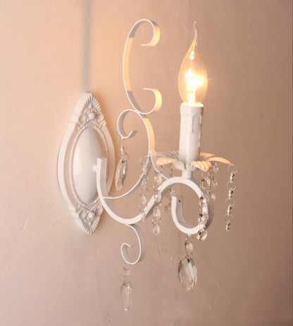 Bedroom Bedside Aisle Crystal Wall Lamp